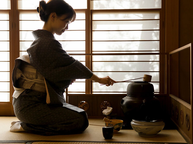 Kobukusa per la Cerimonia del tè